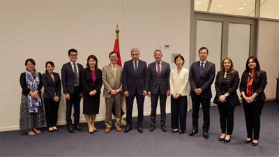 وزير السياحة والآثار يلتقي مع رئيس مكتب هيئة التعاون الدولي اليابانية بمصر 