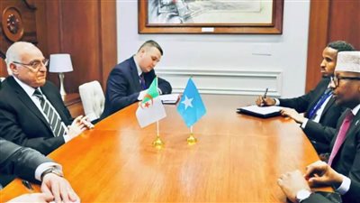 وزير الخارجية الصومالي يلتقي نظيره الجزائري