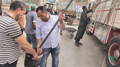 بالتنسيق مع الأجهزة التنفيذية المختصة بالبحيرة..توريد أكثر من 186 ألف طن قمح..صور 