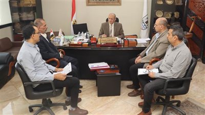 اجتماع مجلس إدارة مركز تدريب علوم الحاسب الآلي ببني سويف