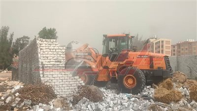 تنفيذ 124 قرار إزالة على مساحة 7 أفدنة بكفر الشيخ 