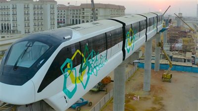 تحويلات مرورية لتنفيذ أعمال إنشائية خاصة بمشروع المونوريل بالجيزة