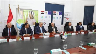  بالصور.. توقيع عقد أكبر محطة معالجة في الغربية ضمن مشروع تحسين جودة المياه بمصرف كيتشنر