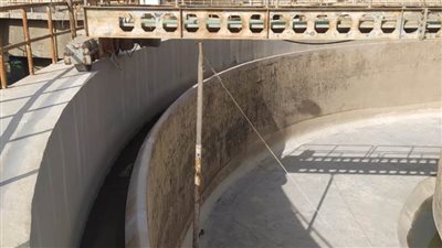 رئيس مياه القناة  الانتهاء من غسيل وتعقيم مروقات محطة فايد الكبرى 