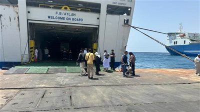 الفوج الثاني من حجاج بيت الله الحرام يغادر ميناء نويبع إلى الأراضي المقدسة