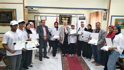 تكريم طلاب بني سويف المتميزين في المسابقة الوطنية لشباب المبتكرين ضمن iclub2025