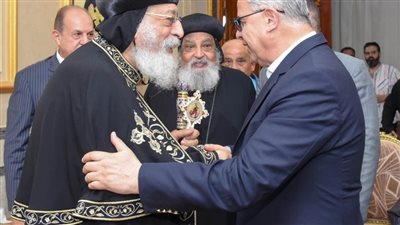 البابا تواضروس ووزير السياحة ومحافظ الإسكندرية ومديرة اليونسكو يتفقدون مشروع حماية منطقة أبو مينا الأثرية