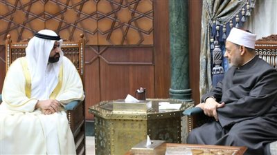 شيخ الأزهر يستقبل ولي عهد الفجيرة ويناقشان سبل الحفاظ على منظومة الأسرة وتمكين الشباب العربي