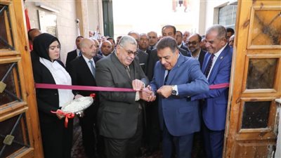 رئيس مجلس الدولة يضع حجر الأساس لمجمع محاكم مجلس الدولة بمحافظة الدقهلية 