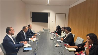 وزير الخارجية يلتقي مع وزيرة خارجية مالاوي 