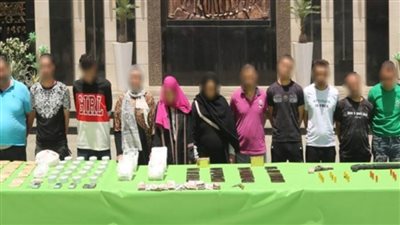 ضبط بؤر إجرامية لتجارة المخدرات بناطق عدة محافظات