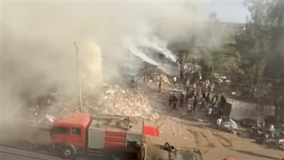 السيطرة على حريق في مكبس كراتين بالدقهلية 