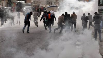 إصابات بالاختناق خلال مواجهات مع الاحتلال في قريوت