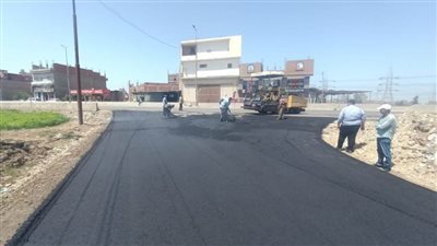  بالصور.. محافظ الغربية يتابع رصف طريق المرور بمحلة أبو علي