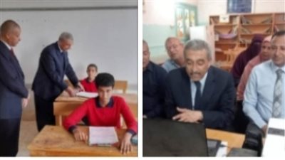 وكيل وزارة تعليم الوادي الجديد يتابع سير امتحانات النقل بالداخلة وبلاط