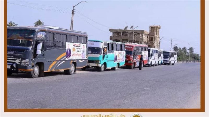 جانب من الاتوبيسات