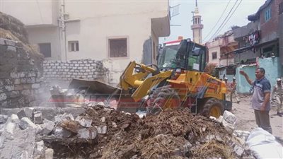 الموجة 26 تنفذ 13 قرار إزالة على مساحة 1035م2 بكفر الشيخ