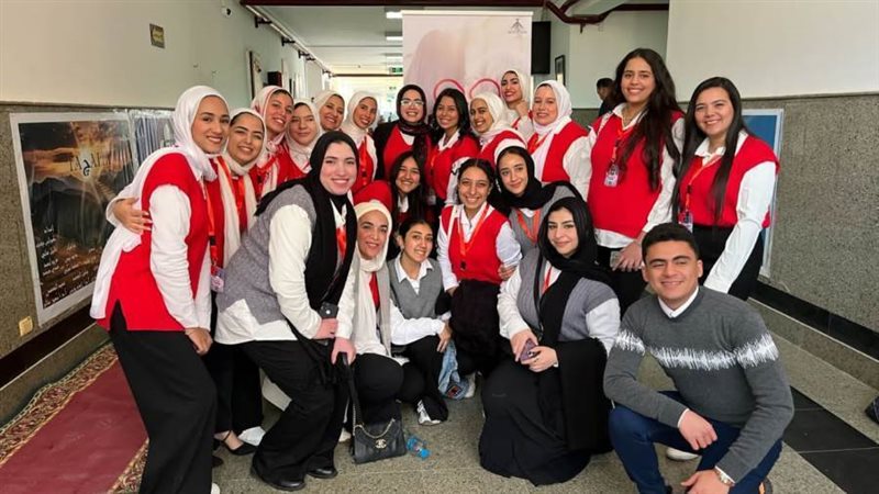 مجموعة من طلبة المشاركين