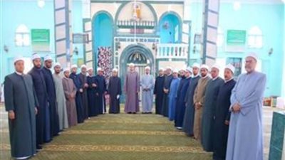 انطلاق القافلة الدعوية المشتركة بين الأزهر الشريف والأوقاف ودار الإفتاء المصرية إلى مساجد شمال سيناء