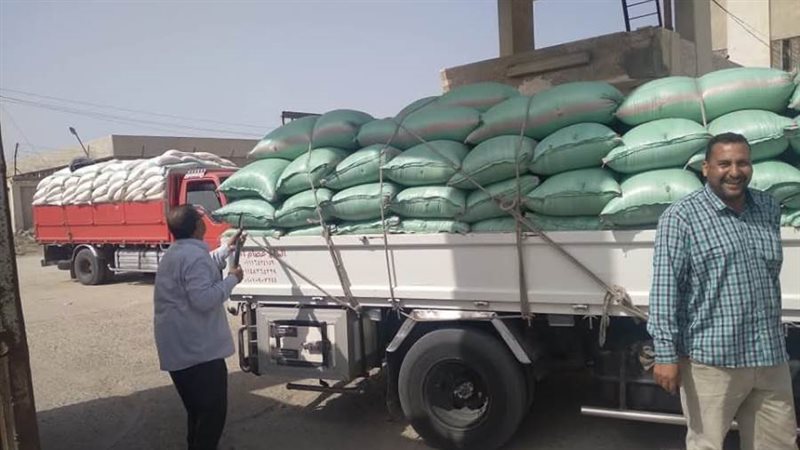 جانب من أعمال التوريد