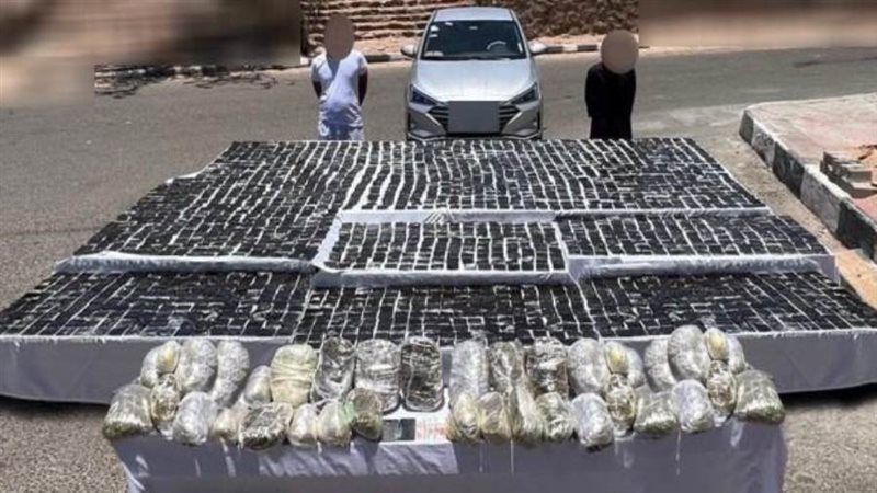 المتهمين والمضبوطات