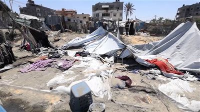 استشهاد 10 فلسطينيين وإصابة آخرين في قصف إسرائيلي لمدرسة تؤوي نازحين في خان يونس