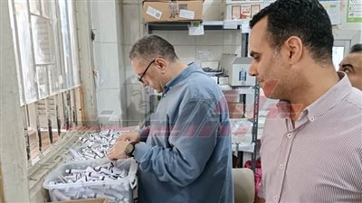 وكيل وزارة الصحة بكفر الشيخ يتفقد مستشفى الجلدية والجذام