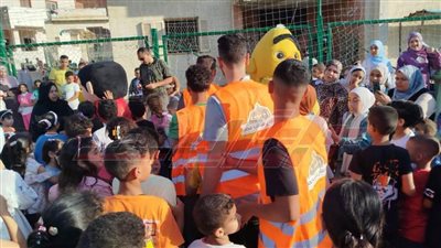 متطوعو شباب كفر الشيخ يستقبلون رواد مبادرة 