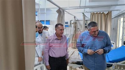 د محمد أبوالسعد يتفقد مستشفى صدر كفر الشيخ فى أول أيام العيد
