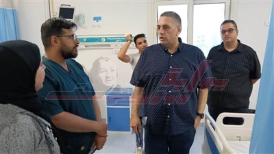 وكيل صحة كفر الشيخ يتفقد مستشفى حميات دسوق