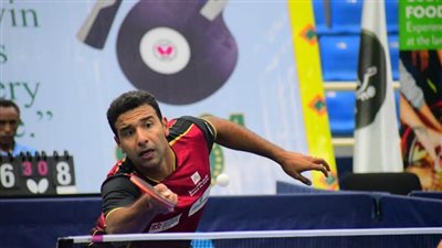 عمر عصر يتقدم مركزين في تصنيف تنس الطاولة العالمي