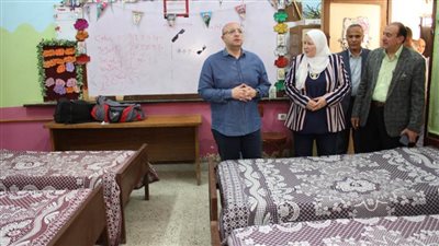 19117 طالباً وطالبة داخل 45 لجنة ثانوية وجاهزية اللجان واستراحات المراقبين ببني سويف