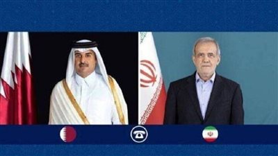 أمير دولة قطر يبحث هاتفيًا مع الرئيس الإيراني العلاقات بين البلدين وتطورات الأوضاع الإقليمية والدولية