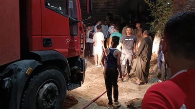 حريق يلتهم منزلين في مركز الغنايم بأسيوط دون وقوع إصابات