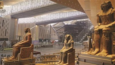 آثار تعرض لأول مرة منذ اكتشافها في المتحف المصري الكبير