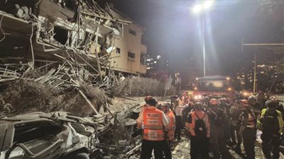 إيران تدك حيفا وتل أبيب بوابل من الصواريخ