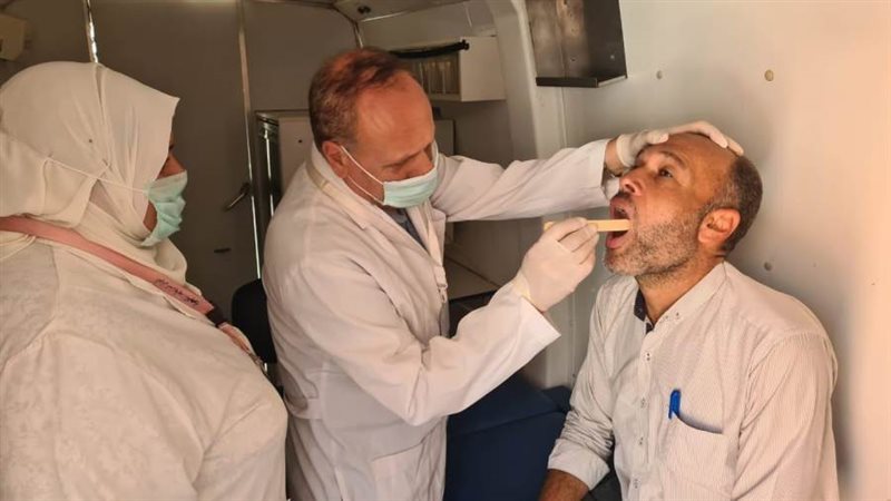 جانب من القوافل الطبية