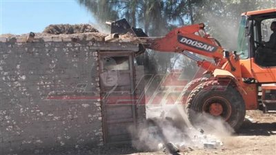 إزالة 9 حالات تعدٍ على مساحة 7.5 قيراط الموجة الـ26 بكفر الشيخ 