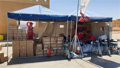 الهلال الأحمر المصري يستعرض جهوده في دعم 62 جنسية من ضيوف مصر 