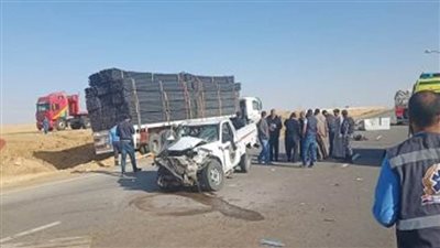  مصرع وإصابة 6 أشخاص في حادث تصادم بالطريق الزراعي بأسوان