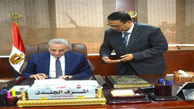  بالصور.. محافظ الغربية يعتمد تنسيق القبول بالثانوي العام والفني