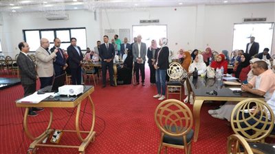 البرنامج التدريبي للعاملين بالجهاز الإداري ضمن خطة التطوير المؤسسي الرقمي ببني سويف