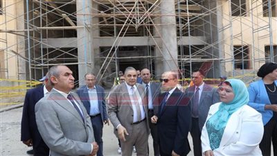 محافظ كفر الشيخ يتفقد أعمال إنشاء الجامعة الأهلية