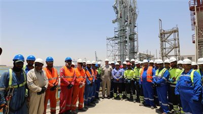 بدوي يتفقد استعدادات وتجهيزات ميناء سونكر لاستقبال سفينة Energos Power  