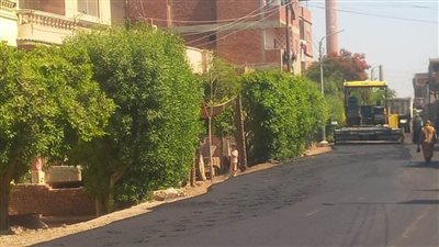 بالصور.. رصف طريق جسر النيل في 