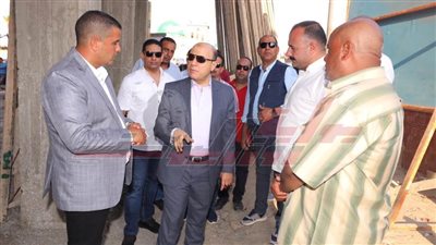 تفقد مشروع المول التجاري والترفيهي بمصيف بلطيم 