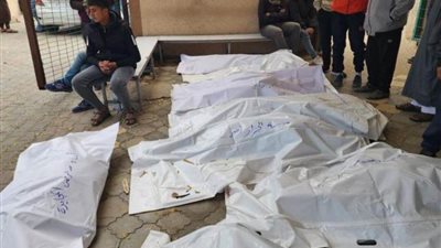 استشهاد ثمانية فلسطينيين بقصف الاحتلال مخيم النصيرات الجديد