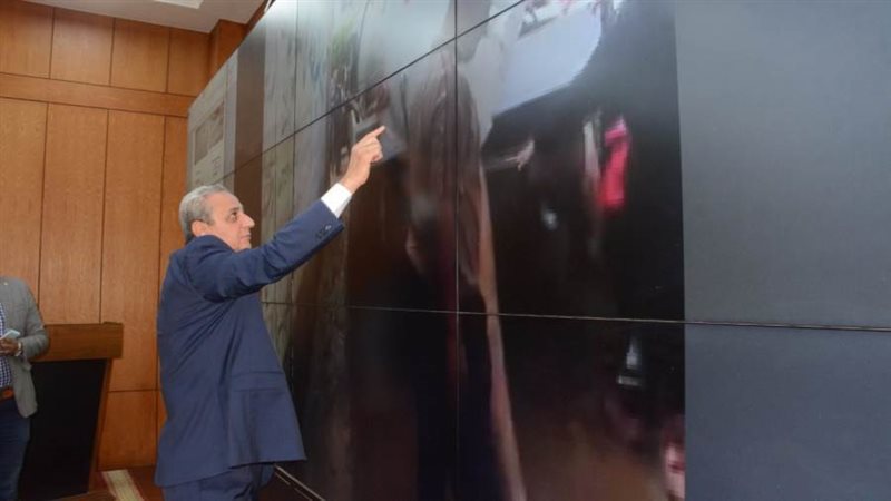 محافظ الغربية خلال