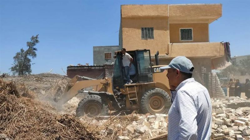 جانب من حملة الإزالة