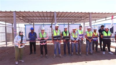 تفقد أعمال إنشاء مصنع تدوير المخلفات الصلبة بالحامول بطاقة 600 طن/يوم